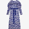 Ted Baker Marquis Paisley-print Recycled-polyester Midi Dress