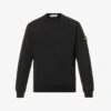 Stone Island Logo-badge Relaxed-fit Cotton-jersey Sweatshirt