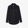 Zadig & Voltaire Teros Logo-embroidered Denim Shirt