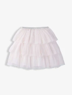 Tiered Cotton And Recycled Polyester-blend Tutu Skirt 0-18 Months