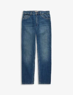 Gucci Straight-leg Logo-patch Jeans 6-12 Years