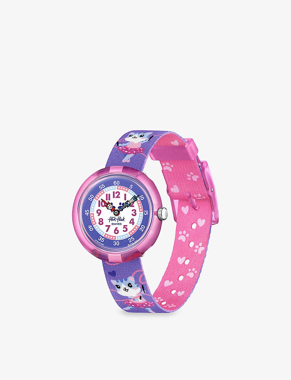 Flik Flak FBNP208 Ballerichat Bio-sourced Plastic And Recycled-PET Quartz Watch 1 Flik Flak FBNP208 Ballerichat Bio-sourced Plastic And Recycled-PET Quartz Watch