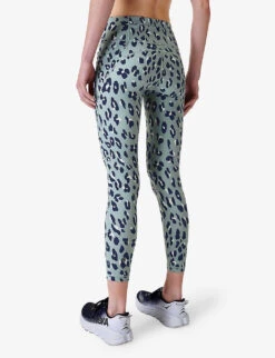 Sweaty Betty Power 7/8 Stretch-jersey Leggings 8 Sweaty Betty Power 7/8 Stretch-jersey Leggings -Selfridges Store R04127175 BLUECHEETAHPRINT ALT03