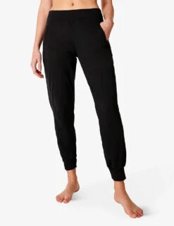 Sweaty Betty "Gary 27"" Relaxed-fit Mid-rise Stretch-woven Yoga Trousers" -Selfridges Store R04127225 BLACK ALT02