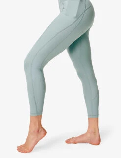 Sweaty Betty Super Soft Flow 7/8 Stretch-woven Yoga Leggings -Selfridges Store R04127247 VAPOURBLUE ALT02