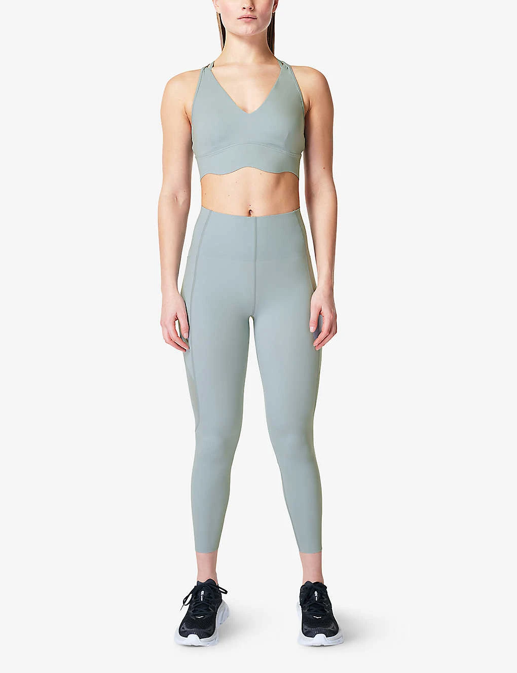 Sweaty Betty Aerial Power Ultra Sculpt High-rise 7/8 Stretch-jersey Leggings 2 Sweaty Betty Aerial Power Ultra Sculpt High-rise 7/8 Stretch-jersey Leggings - Image 2