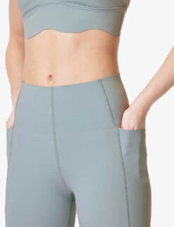 Sweaty Betty Aerial Power Ultra Sculpt High-rise 7/8 Stretch-jersey Leggings 9 Sweaty Betty Aerial Power Ultra Sculpt High-rise 7/8 Stretch-jersey Leggings -Selfridges Store R04127274 VAPOURBLUE ALT04