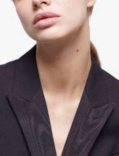 THE KOOPLES Slim-fit Single-breasted Wool Suit Jacket -Selfridges Store R04127975 BLA01 ALT04