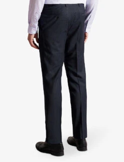 Ted Baker Forbyts Regular-fit Straight-leg Stretch Wool-blend Trousers 7 Ted Baker Forbyts Regular-fit Straight-leg Stretch Wool-blend Trousers -Selfridges Store R04129705 NAVY ALT03