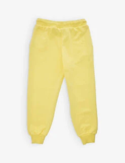 Mini Rodini Graphic-print Elasticated-waist Cotton-jersey Jogging Bottoms -Selfridges Store R04131148 YELLOW ALT02