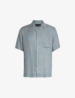AllSaints Inverse Short-sleeve Relaxed-fit Woven Shirt