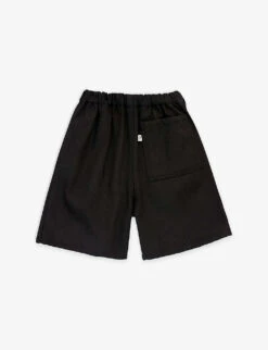 Elasticated-waist Straight-leg Organic-cotton Denim Shorts 1-10 Years 5 Elasticated-waist Straight-leg Organic-cotton Denim Shorts 1-10 Years -Selfridges Store R04134119 BLACK ALT02