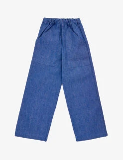 Wide-leg Organic-cotton Denim Jeans 1-10 Years