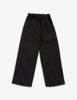 Elasticated-waist Wide-leg Organic-cotton Denim Jeans 4-10 Years