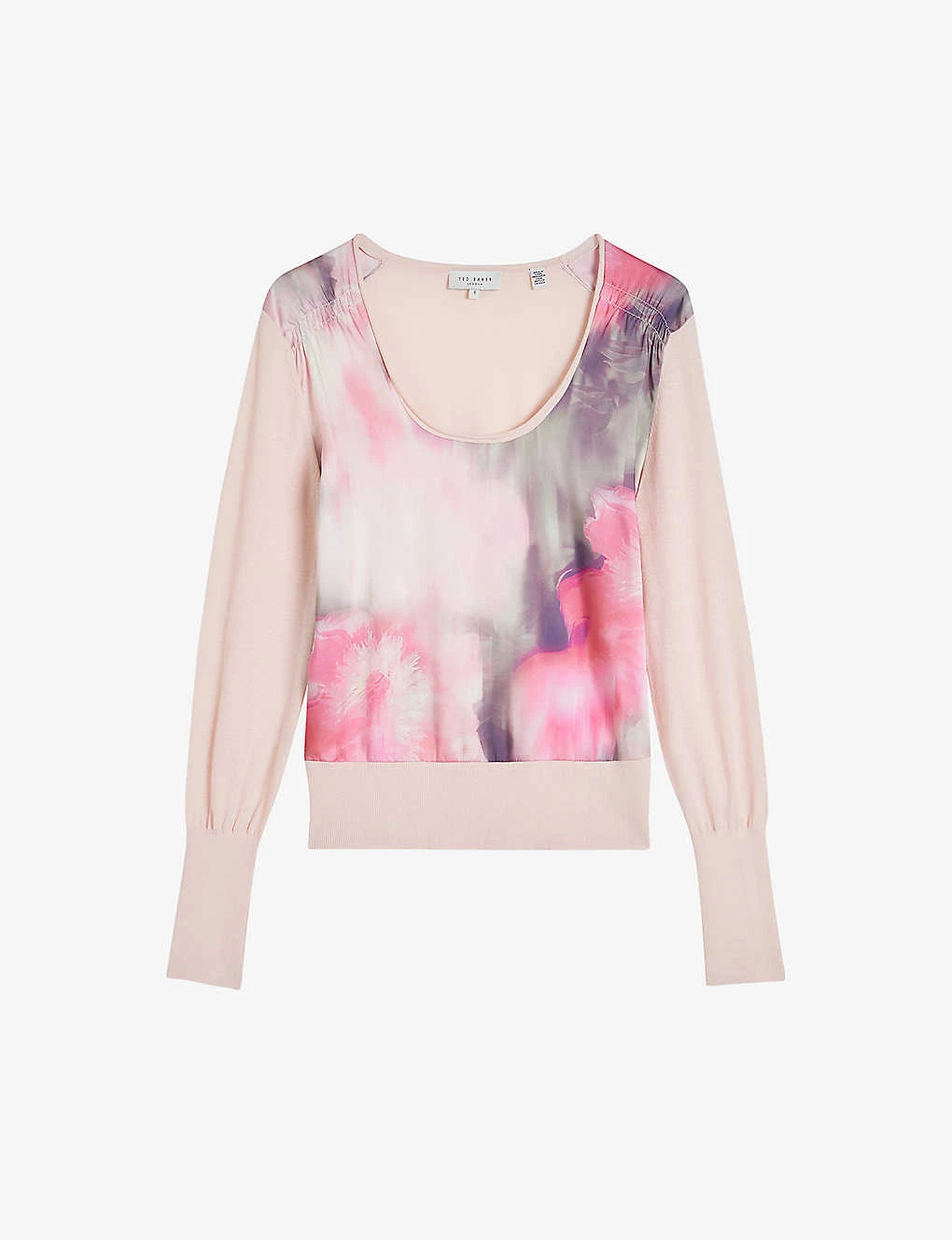 Ted Baker Graphic-print Round-neck Knitted Jumper 1 Ted Baker Graphic-print Round-neck Knitted Jumper