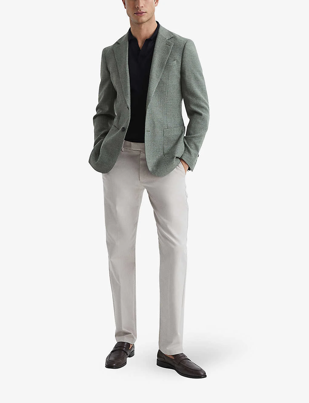 Reiss Eastbury Slim-fit Mid-rise Stretch-cotton Chinos 2 Reiss Eastbury Slim-fit Mid-rise Stretch-cotton Chinos - Image 2