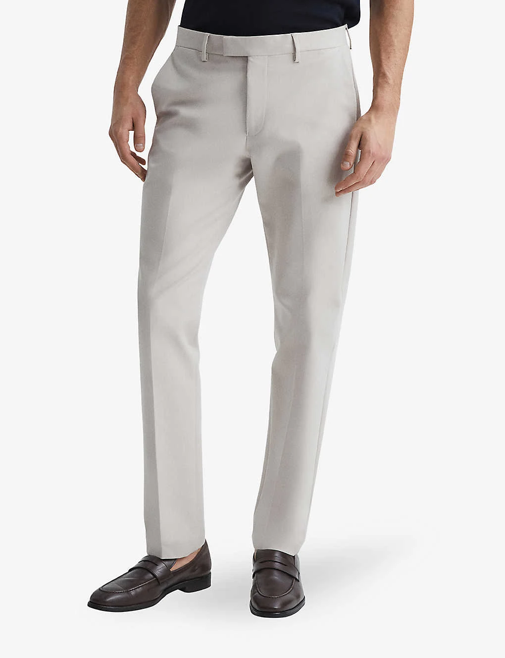 Reiss Eastbury Slim-fit Mid-rise Stretch-cotton Chinos 3 Reiss Eastbury Slim-fit Mid-rise Stretch-cotton Chinos - Image 3