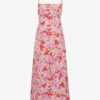 Reiss Bonnie Floral-print Woven Midi Dress