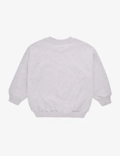 Mini Rodini Mr G Ritzratz Graphic-print Organic-cotton Sweatshirt 18 Months-11 Years -Selfridges Store R04135532 GREYMELANGE ALT02