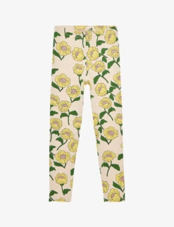 Mini Rodini Mr G Floral-print Stretch-organic-cotton Leggings 18 Months-11 Years
