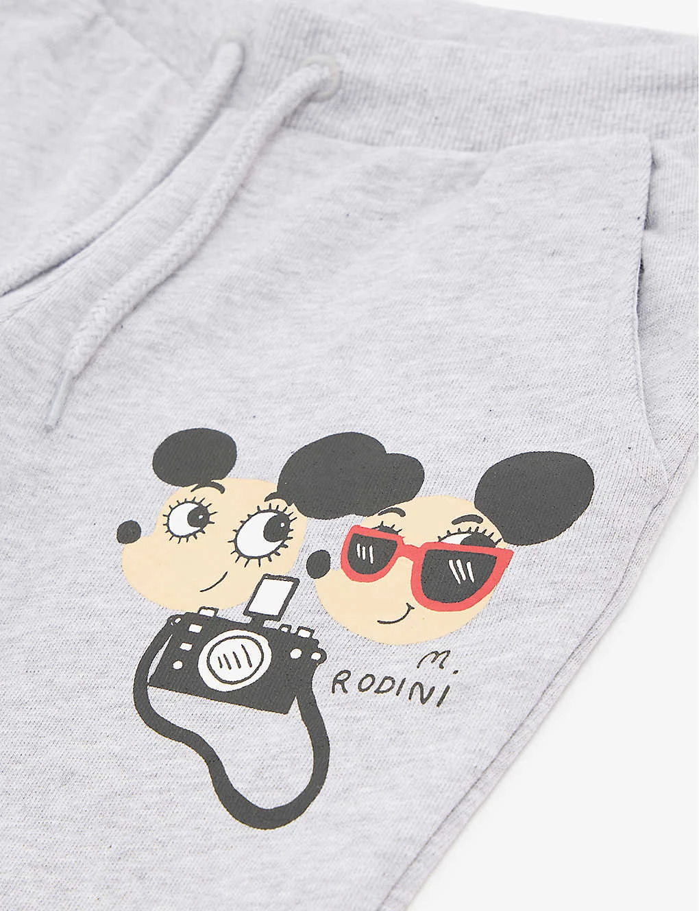 Mini Rodini Mr G Ritzratz Graphic-print Stretch-organic-cotton Jogging Bottoms 18 Months-11 Years 2 Mini Rodini Mr G Ritzratz Graphic-print Stretch-organic-cotton Jogging Bottoms 18 Months-11 Years - Image 2