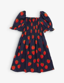 Mini Rodini Graphic-print Lyocell Dress 18 Months-11 Years 5 Mini Rodini Graphic-print Lyocell Dress 18 Months-11 Years -Selfridges Store R04135540 BLUE ALT02