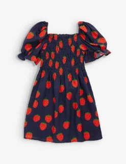 Mini Rodini Graphic-print Lyocell Dress 18 Months-11 Years
