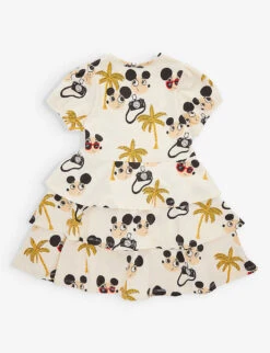 Mini Rodini Mr G Ritzratz Graphic-print Stretch-organic-cotton Dress 18 Months-9 Years -Selfridges Store R04135543 MULTI ALT02