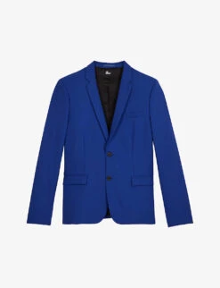 THE KOOPLES Single-breasted Slim-fit Wool Suit Jacket