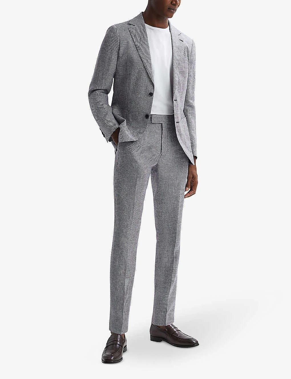 Reiss Squad Regular-fit Linen Blazer 2 Reiss Squad Regular-fit Linen Blazer - Image 2