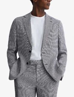 Reiss Squad Regular-fit Linen Blazer 7 Reiss Squad Regular-fit Linen Blazer -Selfridges Store R04136976 NAVY ALT02