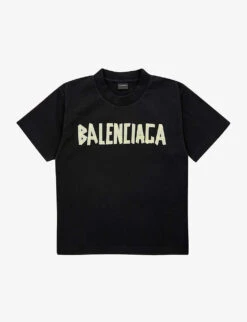 Balenciaga Logo-print Cotton-jersey T-shirt 4-10 Years