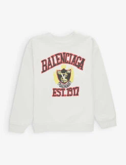 Balenciaga Graphic-print Regular-fit Cotton-jersey T-shirt 4-10 Years