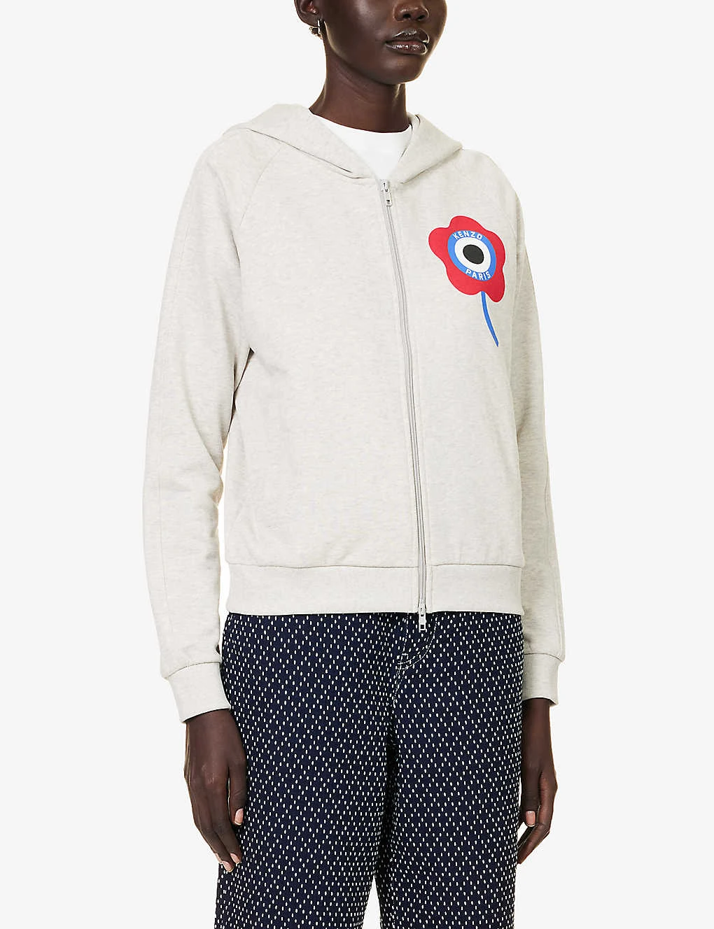 Kenzo Target Branded-print Cotton Hoody 3 Kenzo Target Branded-print Cotton Hoody - Image 3