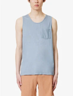 Vuori Tradewind Scoop-neck Stretch Recycled-polyester Tank Top -Selfridges Store R04146298 CLOUDHEATHER ALT02
