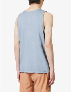 Vuori Tradewind Scoop-neck Stretch Recycled-polyester Tank Top -Selfridges Store R04146298 CLOUDHEATHER ALT03
