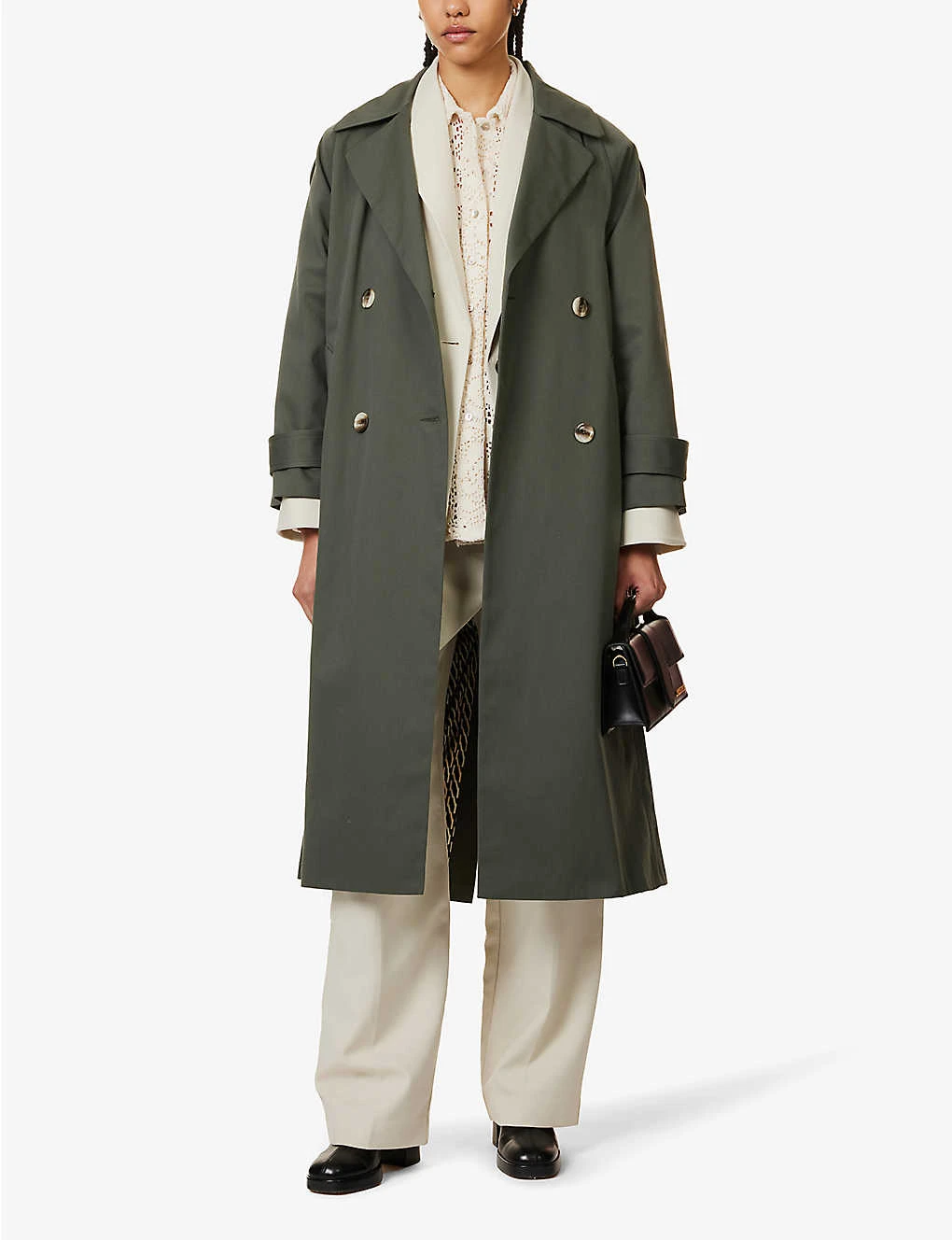 Dorothee Single-breasted Woven Trench 2 Dorothee Single-breasted Woven Trench - Image 2