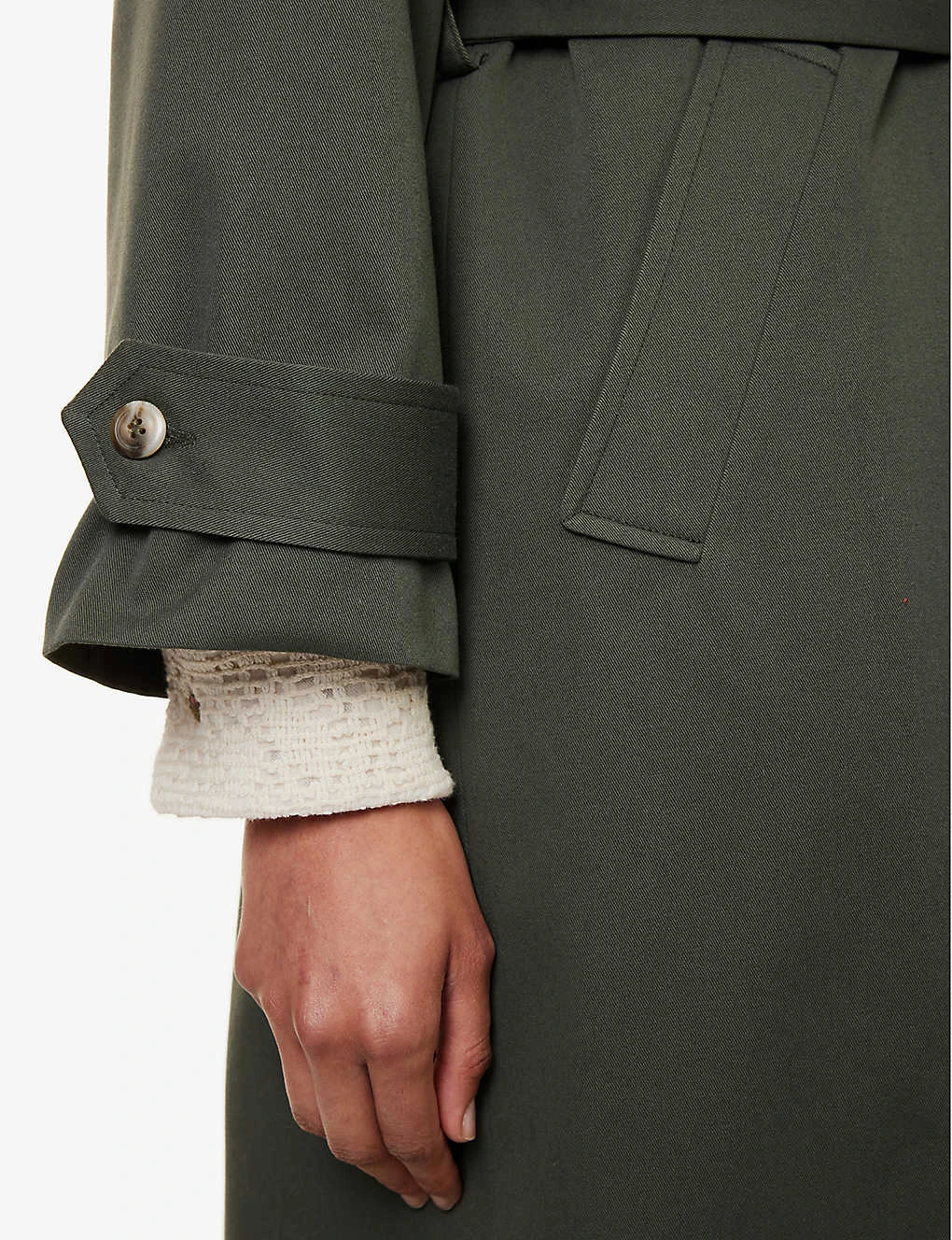 Dorothee Single-breasted Woven Trench 5 Dorothee Single-breasted Woven Trench - Image 5