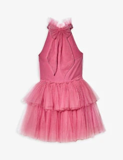 Meri Tulle Dress 4-11 Years 5 Meri Tulle Dress 4-11 Years -Selfridges Store R04148902 AURORAPINK ALT02