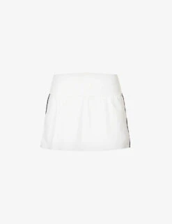 Airweight Contrast-trim Regular-fit High-rise Stretch-jersey Skort