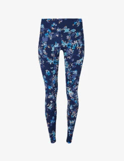 Sweaty Betty Power Workout Graphic-print High-rise Stretch-jersey Leggings