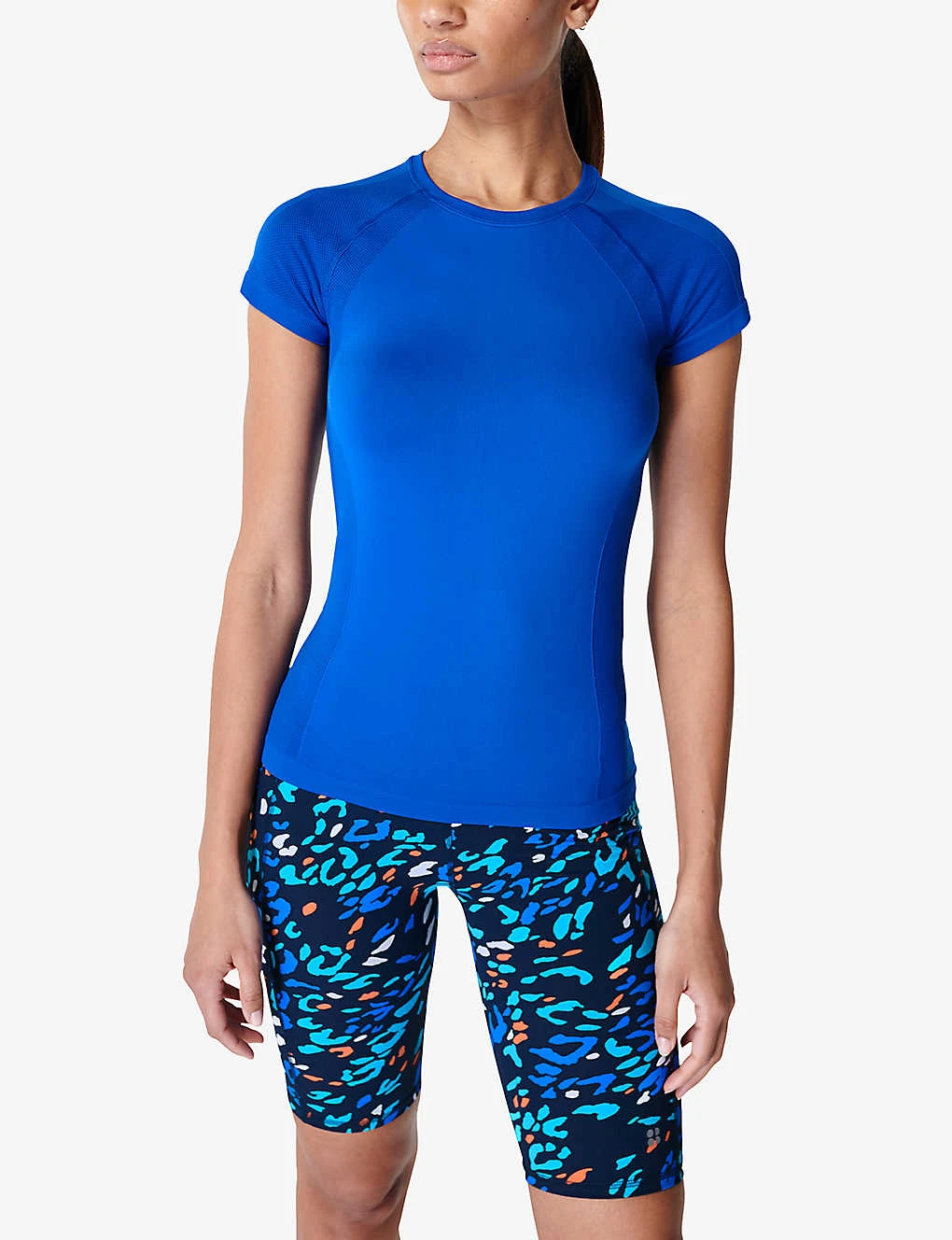 Sweaty Betty Athlete Seamless Workout Stretch-jersey T-shirt 3 Sweaty Betty Athlete Seamless Workout Stretch-jersey T-shirt - Image 3