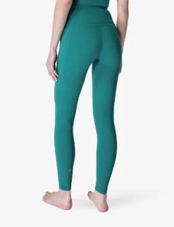 Sweaty Betty Super Soft Flow Ribbed Stretch-woven Yoga Leggings -Selfridges Store R04150379 AGATEBLUE ALT03