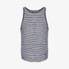 Sweaty Betty Harper Striped Rib Stretch-modal Top