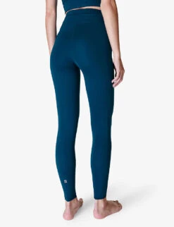 Sweaty Betty All Day Wrap-waist Stretch-woven Leggings -Selfridges Store R04150395 COLOSSALBLUE ALT03