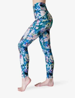 Sweaty Betty All Day Graphic-print Stretch-woven Leggings -Selfridges Store R04150410 BLUEOCEANPRINT ALT02