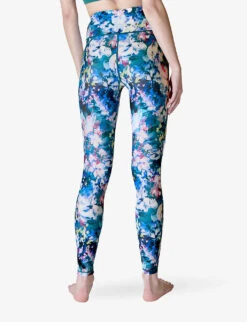 Sweaty Betty All Day Graphic-print Stretch-woven Leggings -Selfridges Store R04150410 BLUEOCEANPRINT ALT03