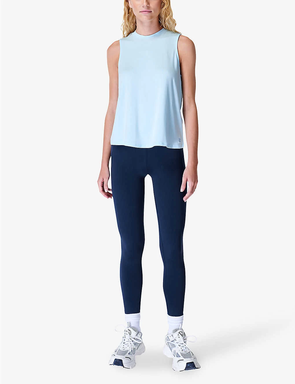 Sweaty Betty Draped-back Relaxed-fit Stretch-jersey Tank Top 2 Sweaty Betty Draped-back Relaxed-fit Stretch-jersey Tank Top - Image 2