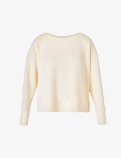 Sweaty Betty CloudWeight Lightweight Relaxed-fit Stretch Recycled-polyester Jumper