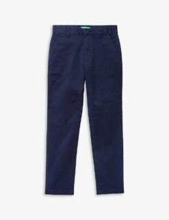 Benetton Straight-leg Regular-fit Cotton Chinos 6-14 Years